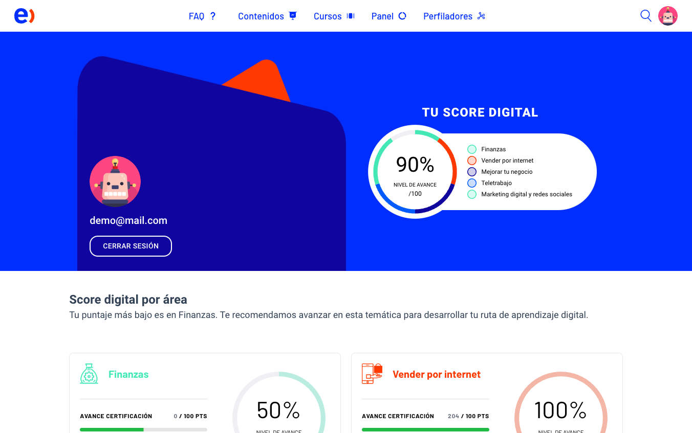 Plataforma Digitalizados - Dashboard
